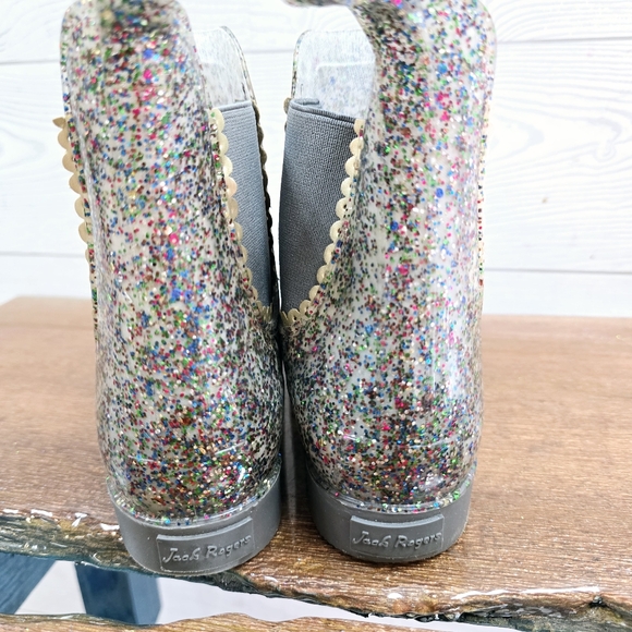 Jack Rogers Sparkley Rain Booties - Picture 4 of 7